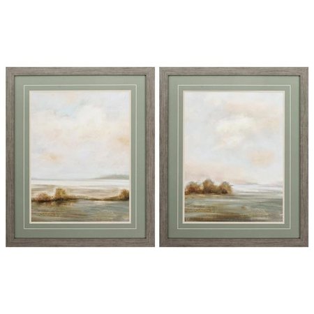 PROPAC IMAGES Propac Images 3416 Summer Clouds Wall Art - Pack of 2 3416